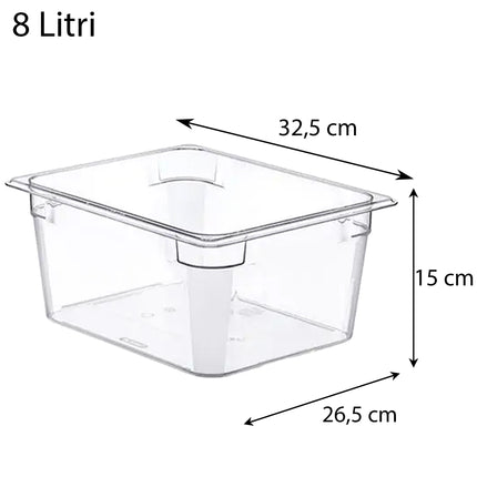 Contenitore Basic Food Box GN1/1 in Policarbonato Araven GastroNorm, Organizza e Conserva