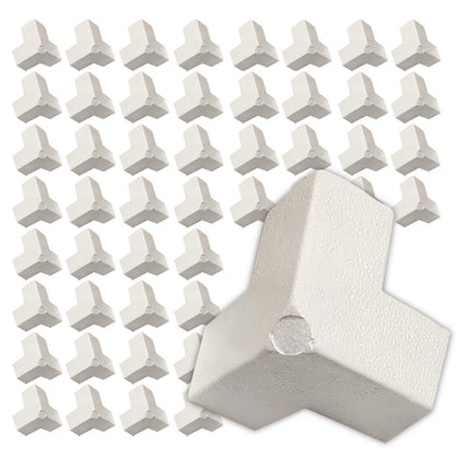 Casalinghi Sicignano Angolari 3 Vie EPS Polistirolo 11x11x11 cm Bianchi per Imballaggi e Trasporto Casalinghi Sicignano