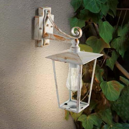 Applique In Basso Sovil Ribot E27 Bianco Oro