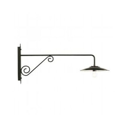 Applique In Basso Design Antico Lampada Da Parete In Metallo 109Cm Grigio
