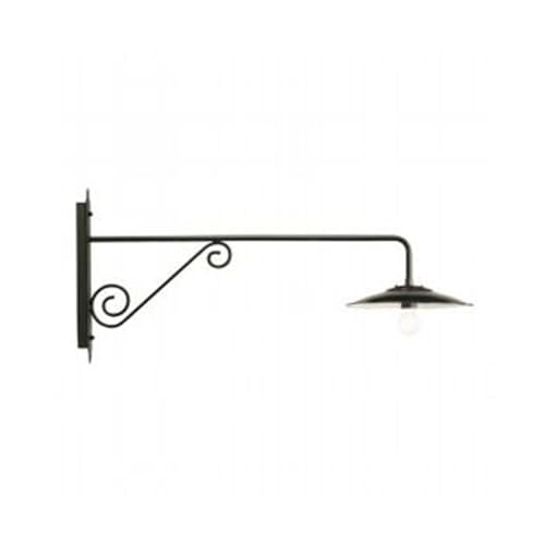 Applique In Basso Design Antico Lampada Da Parete In Metallo 109Cm Grigio