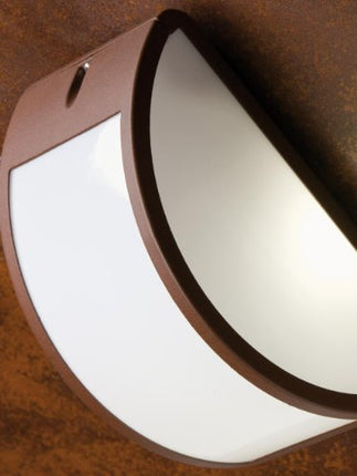 Applique Mezzaluna Moderna Lampada Da Parete Per Esterno Corten
