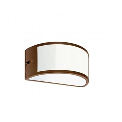 Applique Mezzaluna Moderna Lampada Da Parete Per Esterno Corten