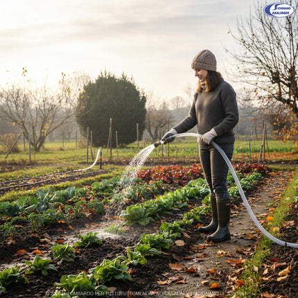 Tubo irrigazione antigelo PVC cristallo 14x19 mm trasparente Made in Italy – rotolo 15 m o 25 m Casalinghi Sicignano