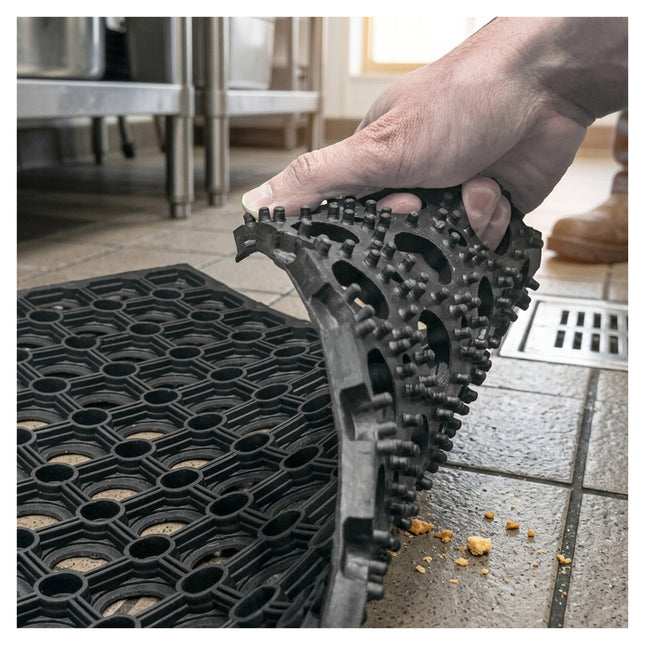 Zerbino Compos Esterno Gomma Drenante 40x60 Antiscivolo Resistente Intemperie Sicignano Casalinghi Sicignano