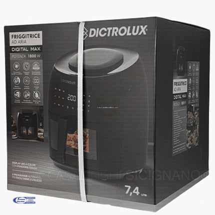 Friggitrice ad Aria 7,4L 1800W Digitale con 9 Programmi – Cottura Sana Senza Olio General Trade