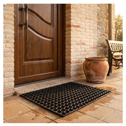 Zerbino Compos Esterno Gomma Drenante 40x60 Antiscivolo Resistente Intemperie Sicignano Casalinghi Sicignano