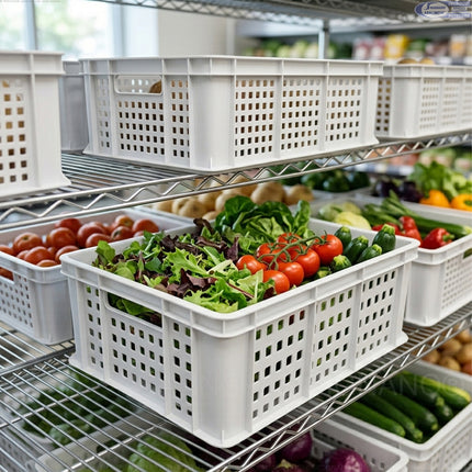 Cassetta Service Giganplast Piena/Forata | Contenitore Alimentare Professionale MOCA in Polietilene per Impasti, Cella e Freezer | Lavabile in Lavastoviglie - Made in Italy Giganplast
