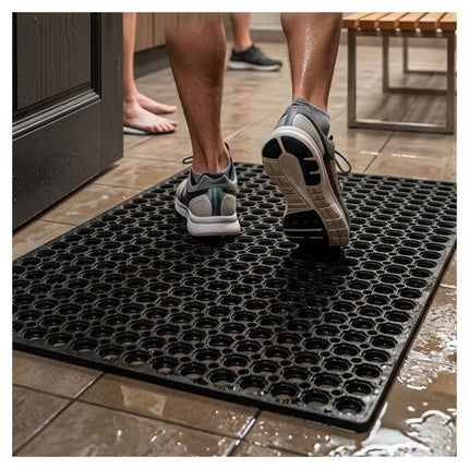 Zerbino Compos Esterno Gomma Drenante 40x60 Antiscivolo Resistente Intemperie Sicignano Casalinghi Sicignano