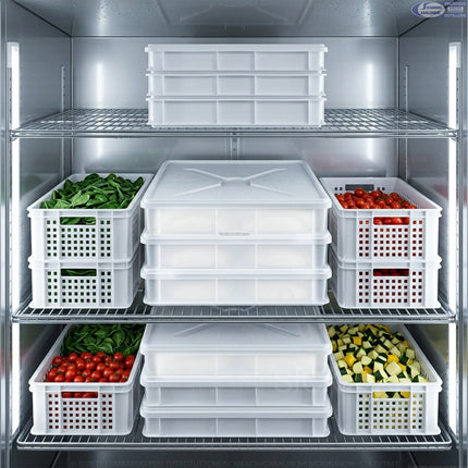 Cassetta Service Giganplast Piena/Forata | Contenitore Alimentare Professionale MOCA in Polietilene per Impasti, Cella e Freezer | Lavabile in Lavastoviglie - Made in Italy Giganplast