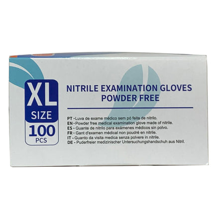 SD Glove Guanti in Nitrile Azzurro Premium - Medicali e per Alimenti (Senza Polvere) SD Glove