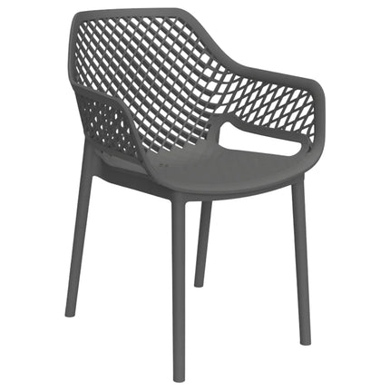 Bica Poltrona Aria Armchair Made in Italy Bianco / Grafite Grafite Bica