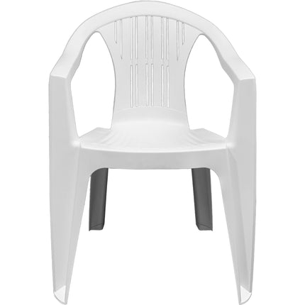 Bica Poltrona Sedia Di Plastica Grande Da Giardino Esterni 56×54×79H cm Impilabile Bica