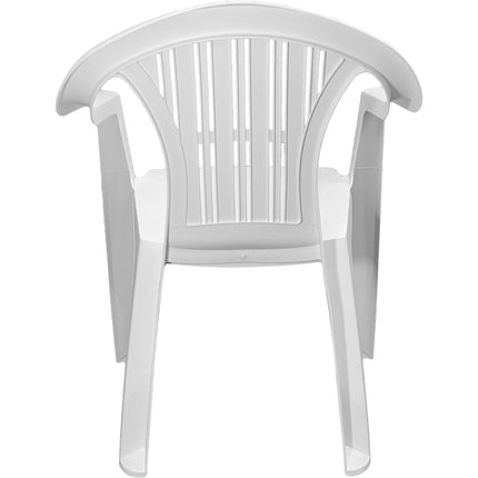 Bica Poltrona Sedia Di Plastica Grande Da Giardino Esterni 56×54×79H cm Impilabile Bica