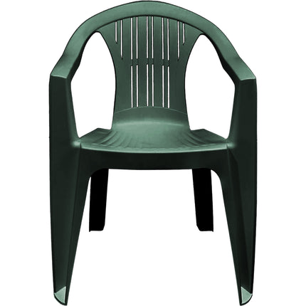 Bica Poltrona Sedia Di Plastica Grande Da Giardino Esterni 56×54×79H cm Impilabile Bica