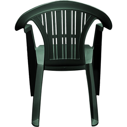 Bica Poltrona Sedia Di Plastica Grande Da Giardino Esterni 56×54×79H cm Impilabile Bica