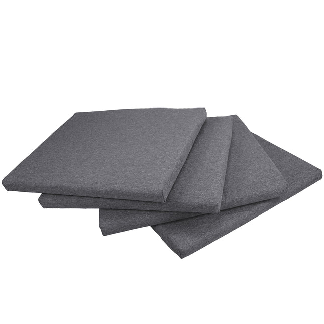 Bica Set Di Ricambio Per Cuscini In Rattan, 4 Pezzi, Grigio - Eleganza Comfort Fodere Lavabili Arredo Esterno