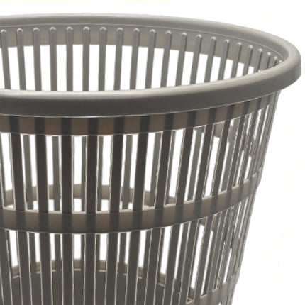 Cestino Gettacarta In Plastica Resistente - Diametro 32 Cm, Colori Assortiti, Design Versatile Per Casa E Ufficio Bronzo
