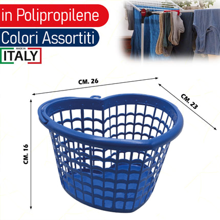 Cestino Porta Mollette A Forma Di Cuore In Plastica, Per Uso Domestico E Lavorativo, Colori Assortiti, Pratico E Funzionale Bronzo
