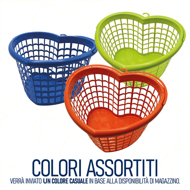 Cestino Porta Mollette A Forma Di Cuore In Plastica, Per Uso Domestico E Lavorativo, Colori Assortiti, Pratico E Funzionale Bronzo