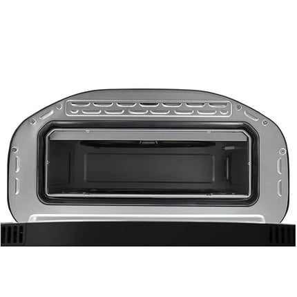 BEHOME Forno Pizza Elettrico, 430°C, Cuoce in 2 min, 420 W, Pala e Pietra Refrattaria incluse, cottura uniforme e modalità per pizza napoletana, romana, americana Behome