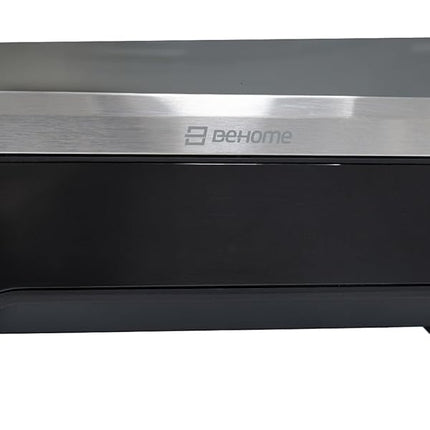 BEHOME Forno Pizza Elettrico, 430°C, Cuoce in 2 min, 420 W, Pala e Pietra Refrattaria incluse, cottura uniforme e modalità per pizza napoletana, romana, americana Behome