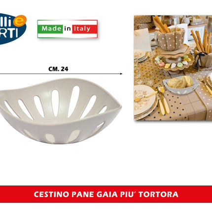 Cestino Pane Gaia Piu' Tortora Belli & Forti