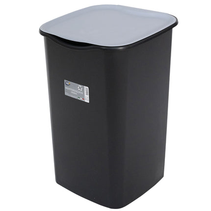 Belli & Forti Pattumiera Riciclo 50 Lt Per Raccolta Indifferenziata Con Coperchio, 37,5X36X53,5H Cm