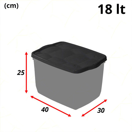 Belli & Forti Salvaspazio Storage Box Con Coperchio Varie Dimensioni Colori Assortiti Belli & Forti