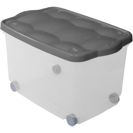 Salvaspazio Storage Box con Coperchio Varie Dimensioni Colori Assortiti
