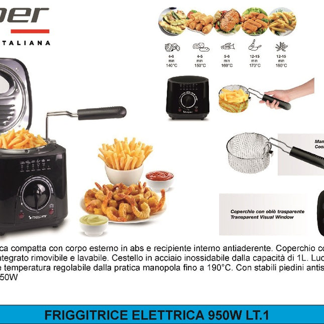 Friggitrice Elettrica Lt.2 Beper