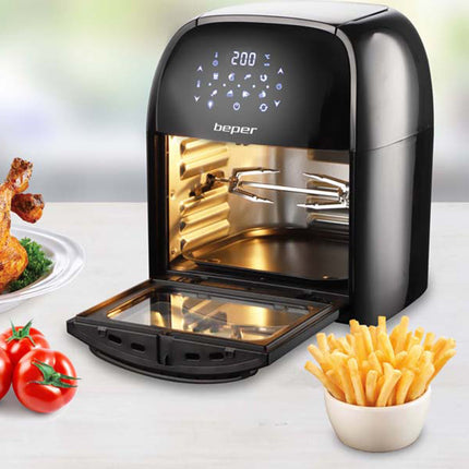 Friggitrice Ad Aria Calda Digitale Multifunzione Lt.12 Beper