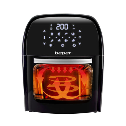 Friggitrice Ad Aria Calda Digitale Multifunzione Lt.12 Beper