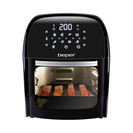 Friggitrice Ad Aria Calda Digitale Multifunzione Lt.12 Beper