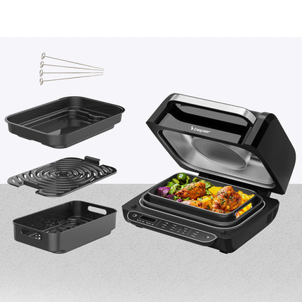 Barbecue Ad Aria Multifunzione Cucinotto 1700W Beper