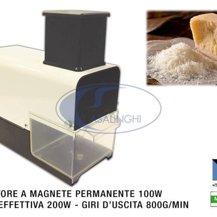 GRATTUGIA ELETTRICA 100W BIANCA FORMAGGIO Beper