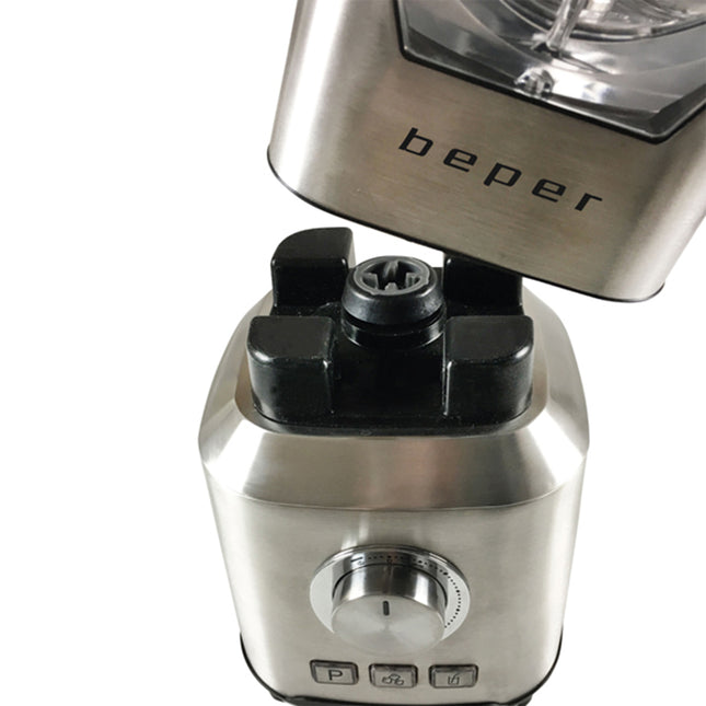 Frullatore Blender Tritatutto Power 6 Lame Acciaio Inox Multifunzione 30 Velocità 2000 W Beper
