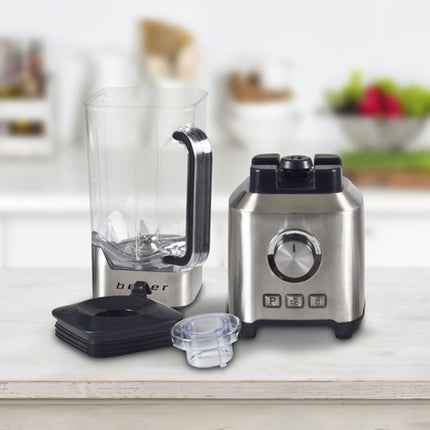 Frullatore Blender Tritatutto Power 6 Lame Acciaio Inox Multifunzione 30 Velocità 2000 W Beper