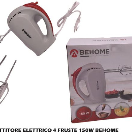 Beper Sbattitore Elettrico 4 Fruste 150W Behome Beper