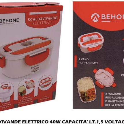 Beper Scaldavivande Elettrico Portatile Rosso Beper