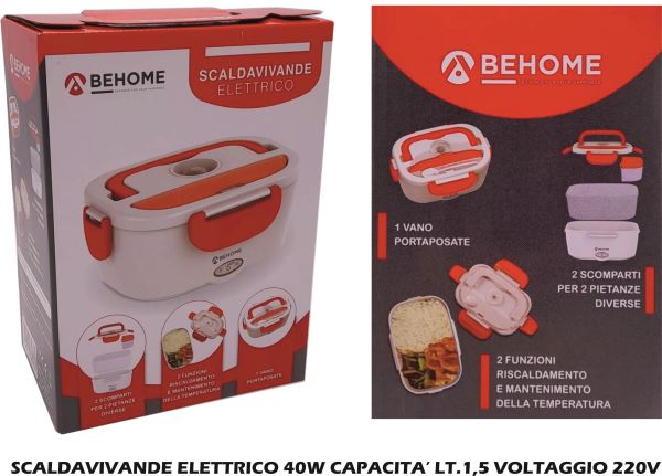 Beper Scaldavivande Elettrico Portatile Rosso Beper