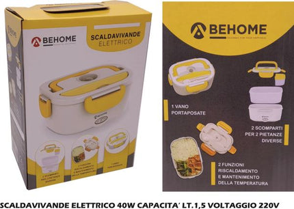 Beper Scaldavivande Elettrico Portatile Giallo Beper
