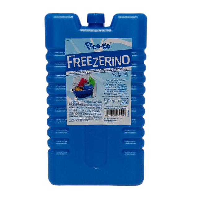 Mattonella Ghiaccio Freezerino 250 ml / 400 ml – Tavoletta Refrigerante Riutilizzabile per Borse Frigo e Frigoriferi Portatili Due Esse
