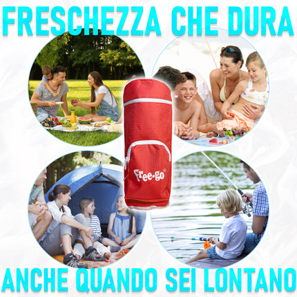 Portabottiglie Termico 2 Litri - Colori Assortiti
