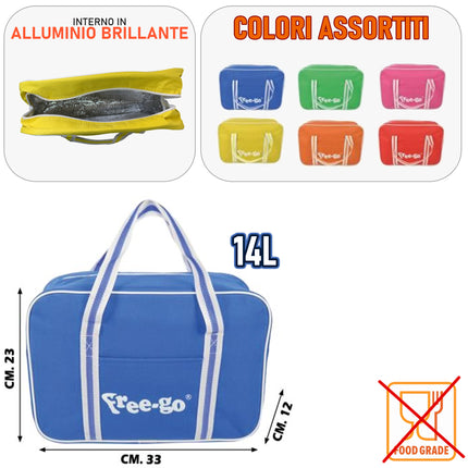 BORSA TERMICA INT. ALLUM. LT.14 MEDIA Due Esse