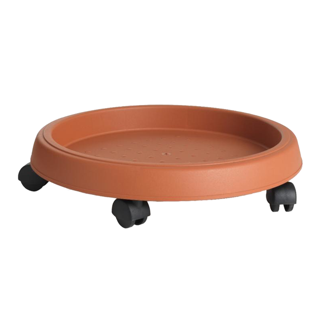 BAMA SOTTOVASO CON RUOTE IN PLASTICA ROTONDO