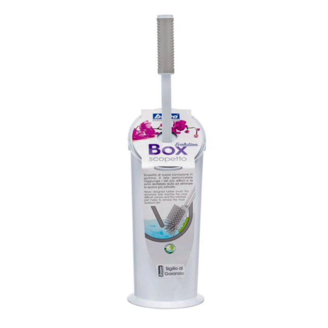Bama Portascopino Box Evolution Bianco – Elegante e Funzionale, Ø 12x41,5h cm
