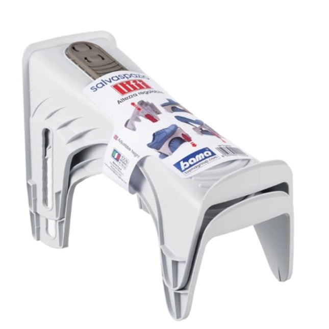 Bama Appoggiapiedi Salvaspazio Lift Set 2 Pezzi: Organizer Scarpiera
