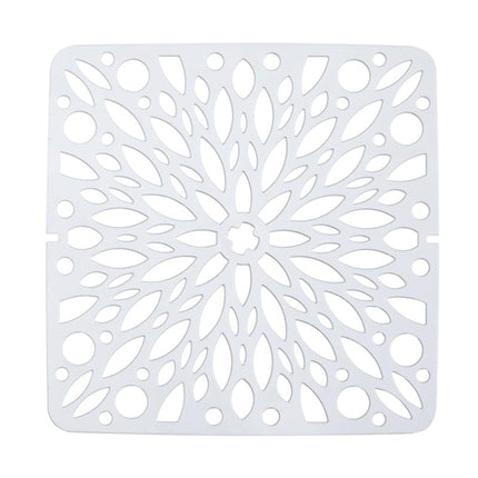 Bama Tappeto Salvapiatti Lavello Folia 30×30 cm Bianco – Antiscivolo e Antimuffa, Alta Resistenza