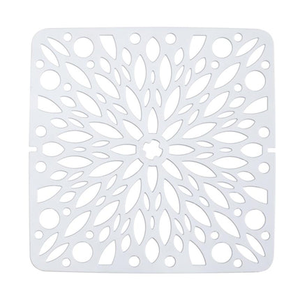 Bama Tappeto Salvapiatti Lavello Folia 30×30 cm Bianco – Antiscivolo e Antimuffa, Alta Resistenza